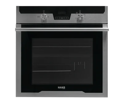 Hans Built in Gas Oven with Grill 60 cm 67 Liters Stainless Steel