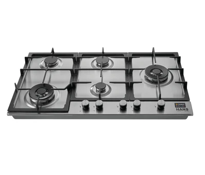 HANS Built-in Gas Hob 3 Burners 90 cm Stainless Steel