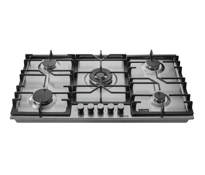 HANS Built-in Gas Hob 4 Burners 90 cm Stainless Steel