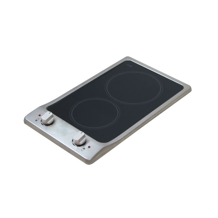 Kitchen Line Built-in Electric Hob 2 Burners 30 cm Silver