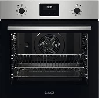 Zanussi Built in Electric Oven with Grill 60 cm Stainless Steel