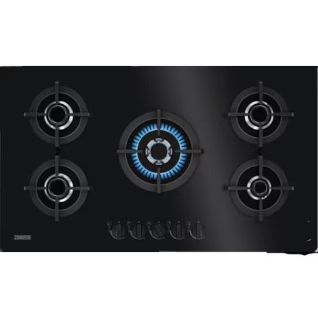 Zanussi Built-in Gas Hob 5 Burners 90 cm Black