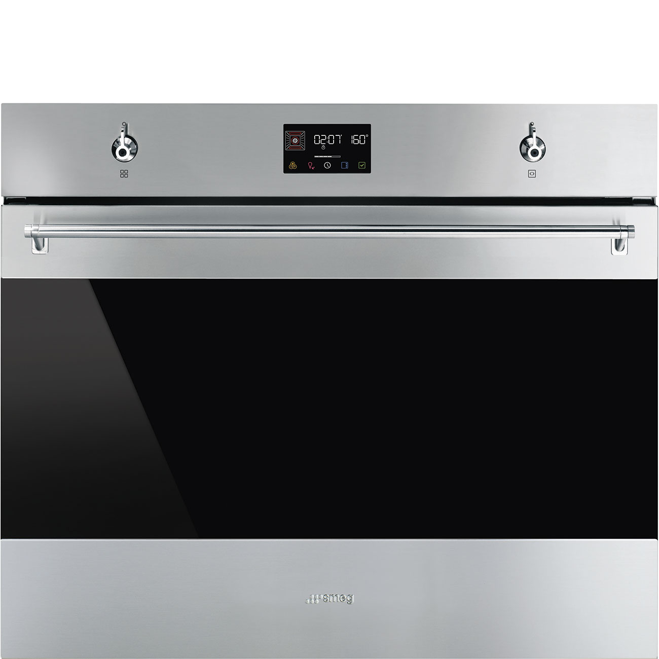 SMEG Built in Electric Oven with Grill 70 cm 77 Liters Stainless Steel