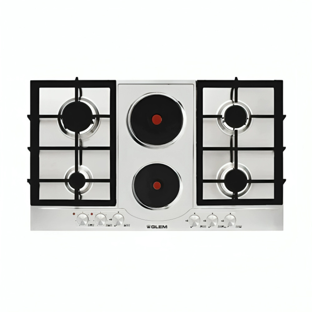 Glemgas Built-in Gas Hob 2 Burners 90 cm