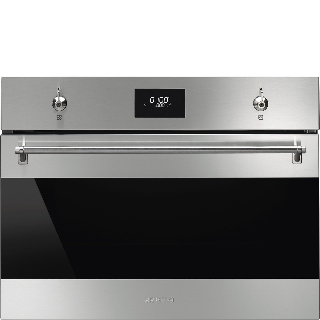 SMEG Built in Compact Combination Microwave Oven 60 cm Stainless Steel