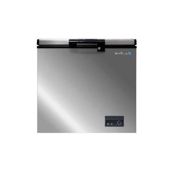 White Whale Defrost Chest Freezer 271 Liter Silver