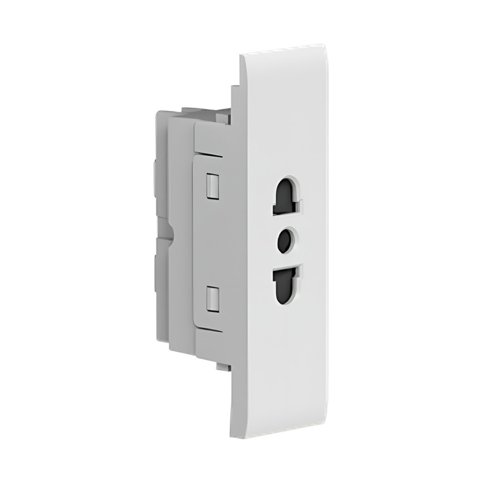 SAS Next American Socket with Earth 16A White