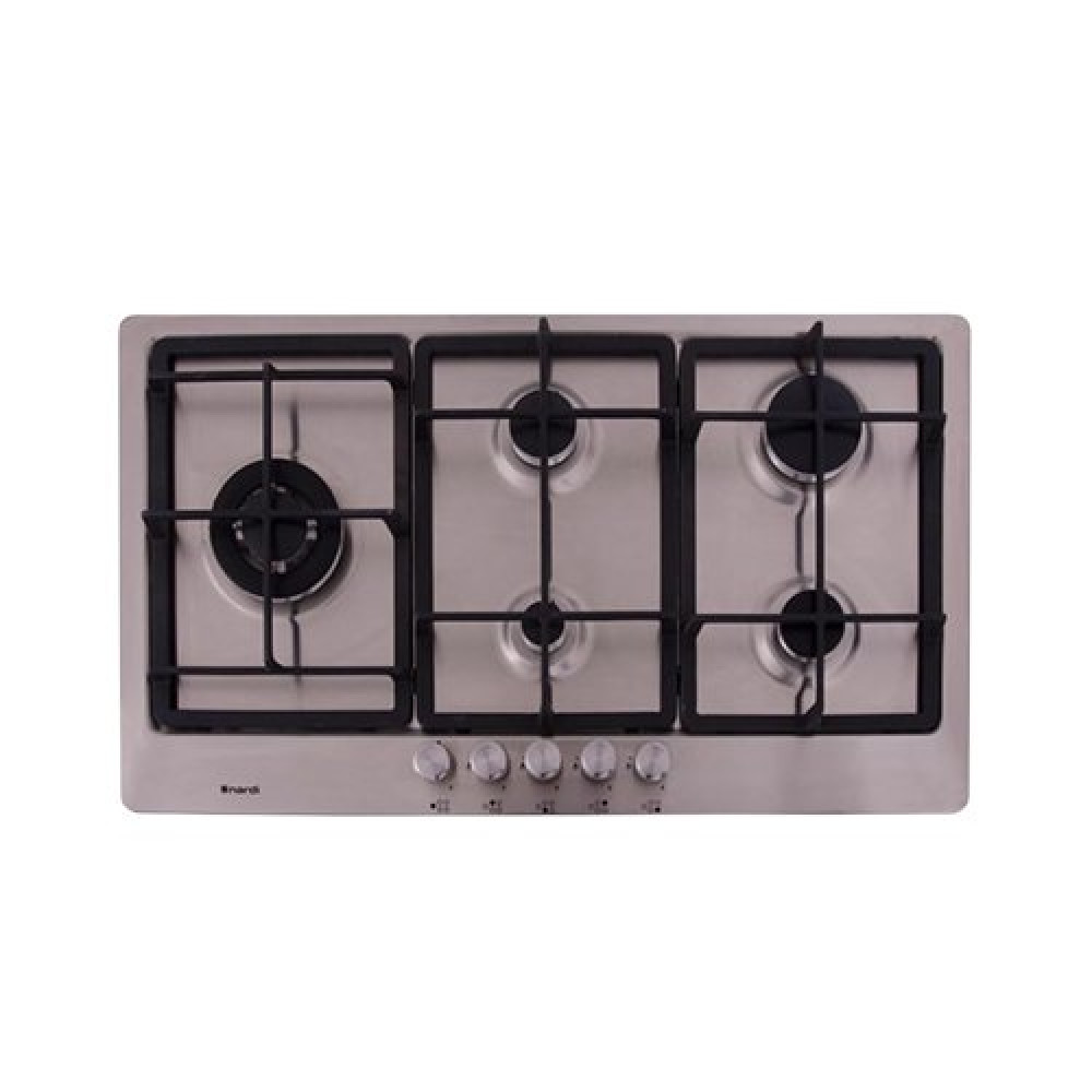 Nardi Built-in Gas Hob 5 Burners 90 cm Silver