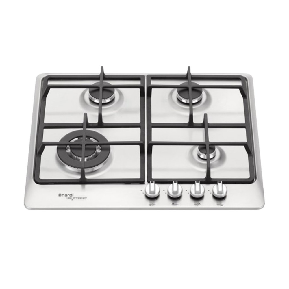 Nardi Built-in Gas Hob 4 Burners Silver