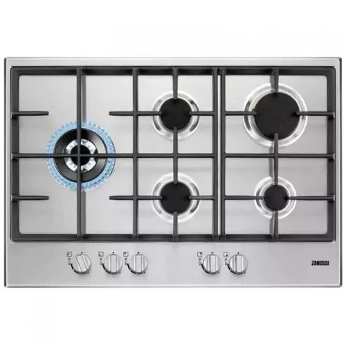 Zanussi Built-in Gas Hob 5 Burners 75 cm Stainless Steel