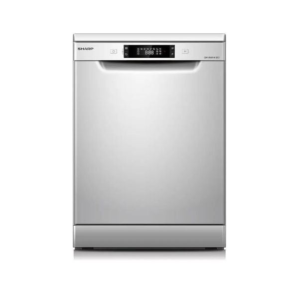 Sharp Dishwasher 14 Place Settings 60 cm Silver