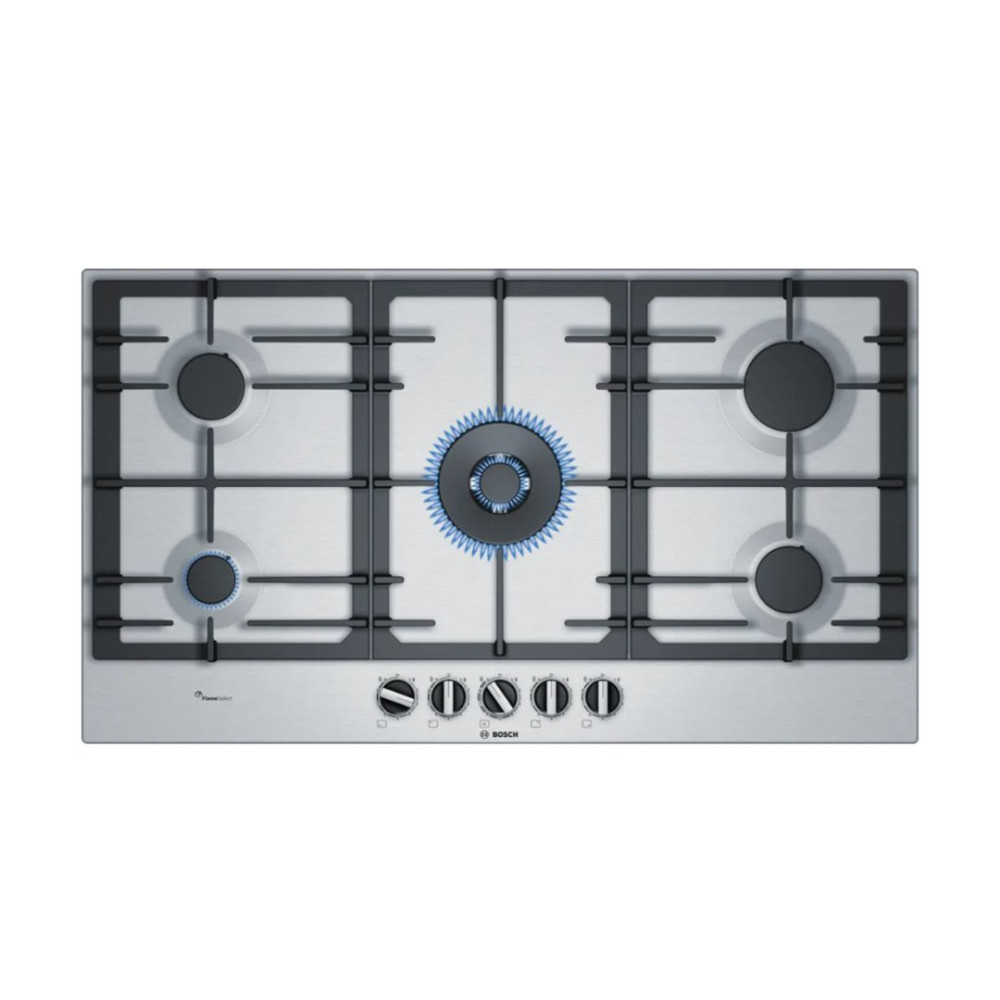 Bosch Built-in Gas Hob 5 Burners 90 cm Stainless Steel