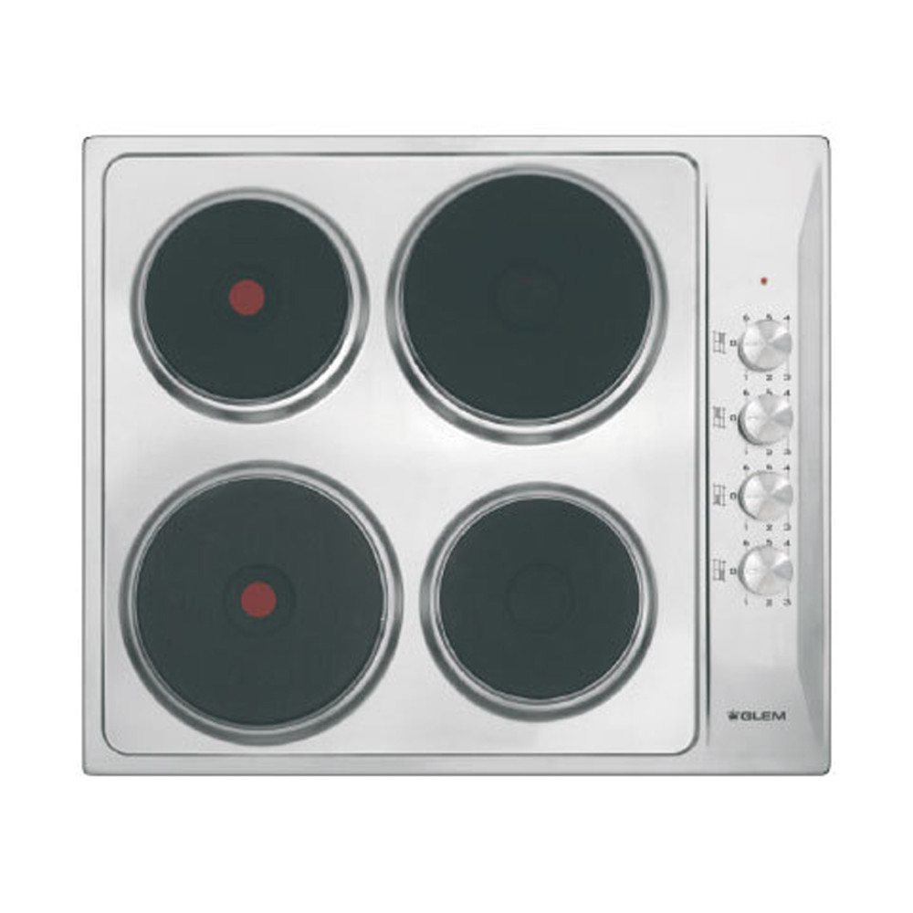 Glemgas Built-in Gas Hob 4 Burners 60 cm Stainless Steel