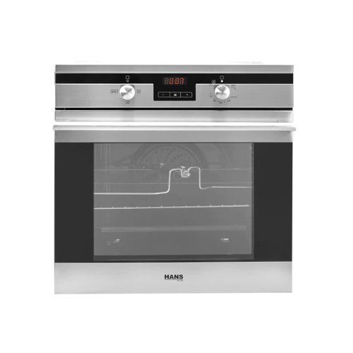 Hans Built in Gas Oven with Grill 60 cm 67 Liters Black