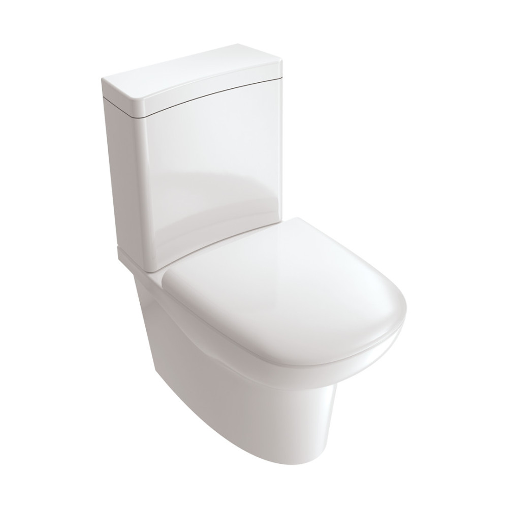 White Ville Onda Close Coupled Toilet White