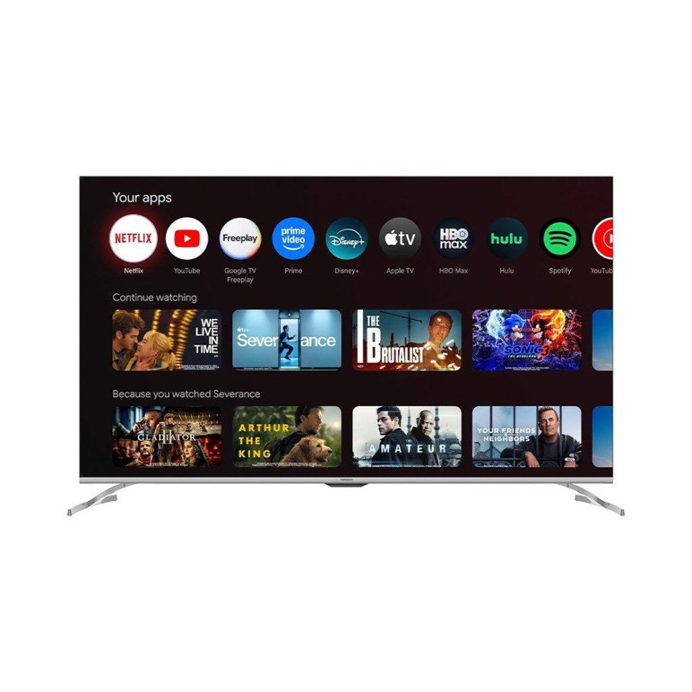 تلفزيون تورنيدو سمارت 65 بوصة بدقة 4K UHD وتقنية QLED مع ريسيفر داخلى