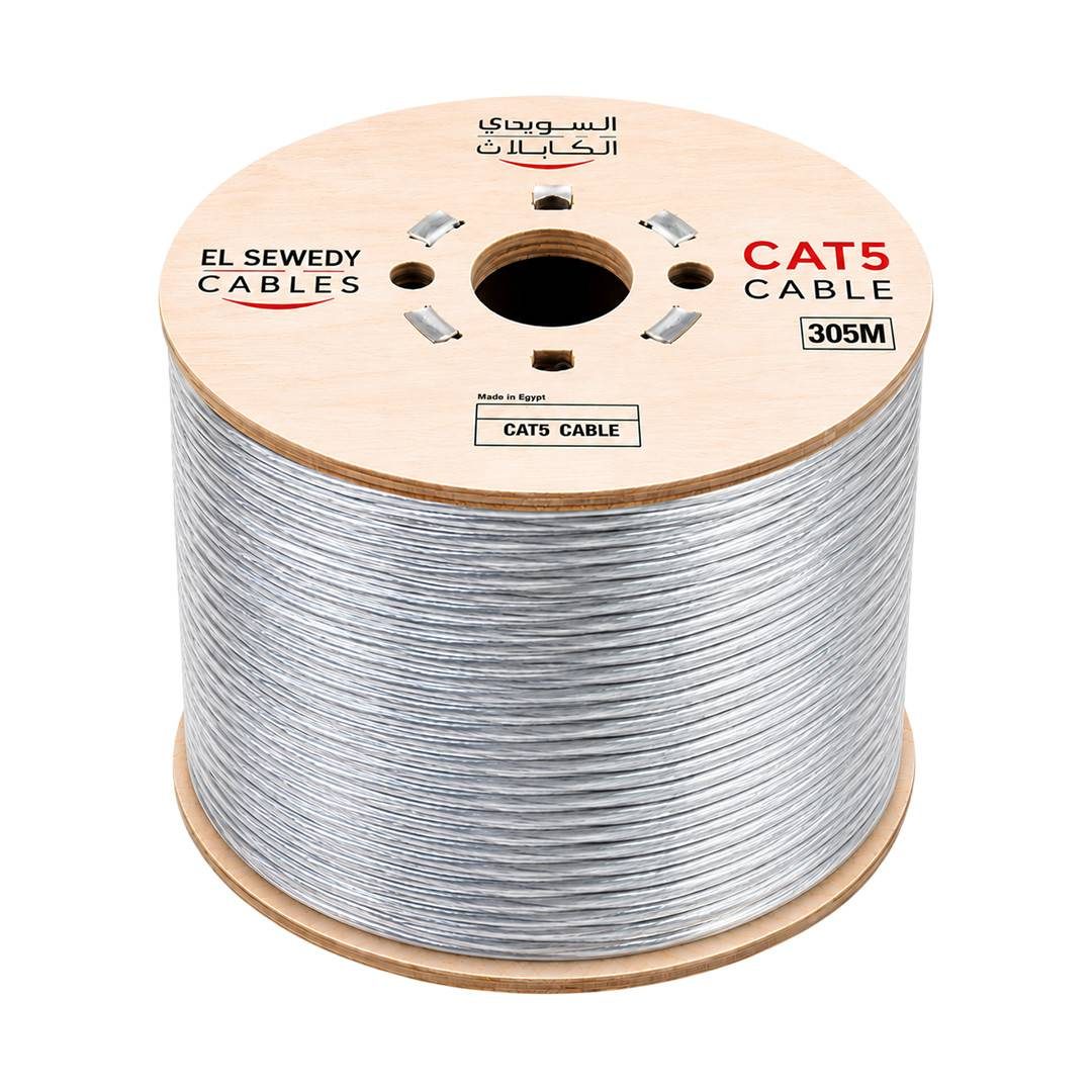 كابل نت CAT5 السويدي 305 متر