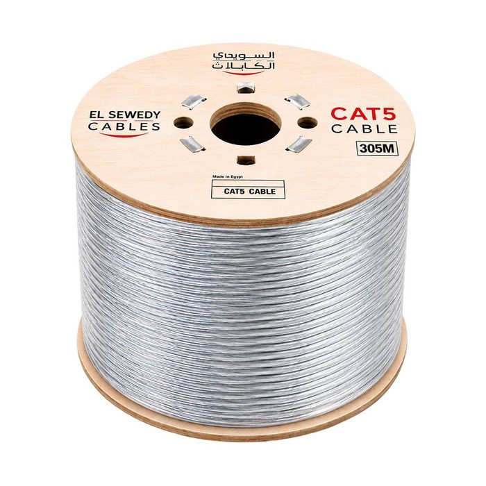 كابل نت CAT5 السويدي 305 متر