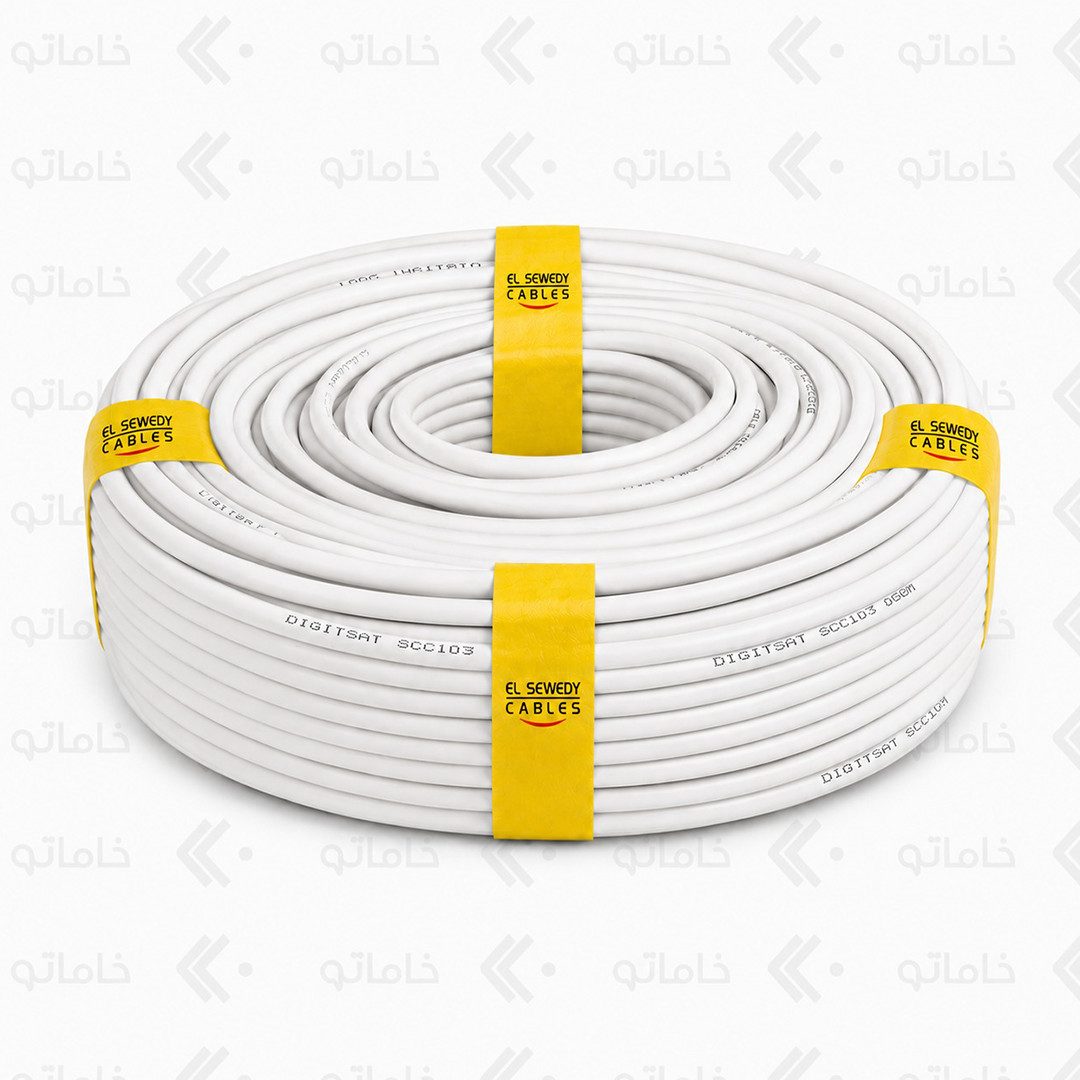 كابل دش RG6 السويدي 100 متر