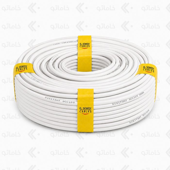 كابل دش RG6 السويدي 100 متر
