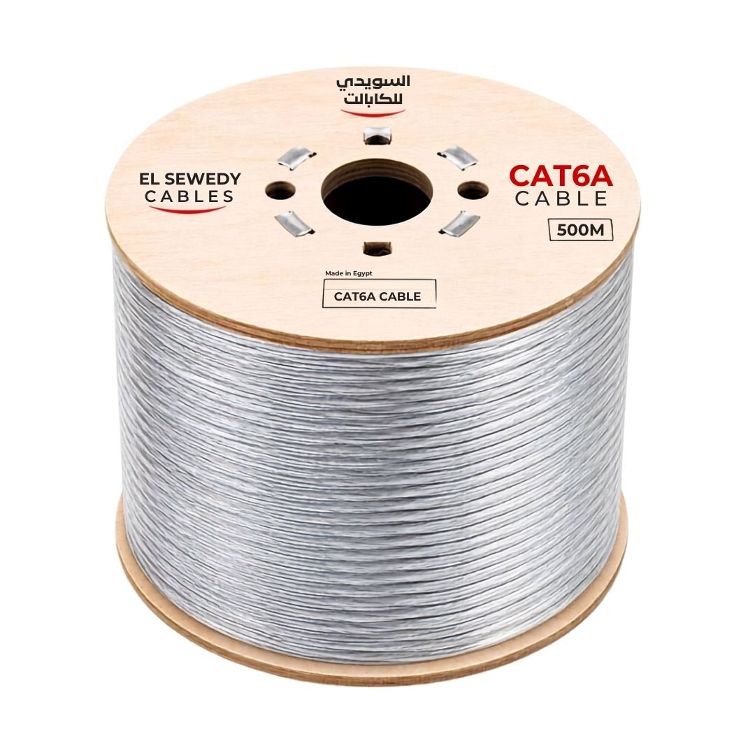 كابل نت CAT6A السويدي 500 متر