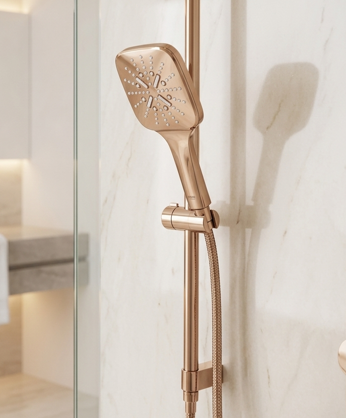 Grohe Rainshower SmartActive Hand Shower Matt Rose Gold