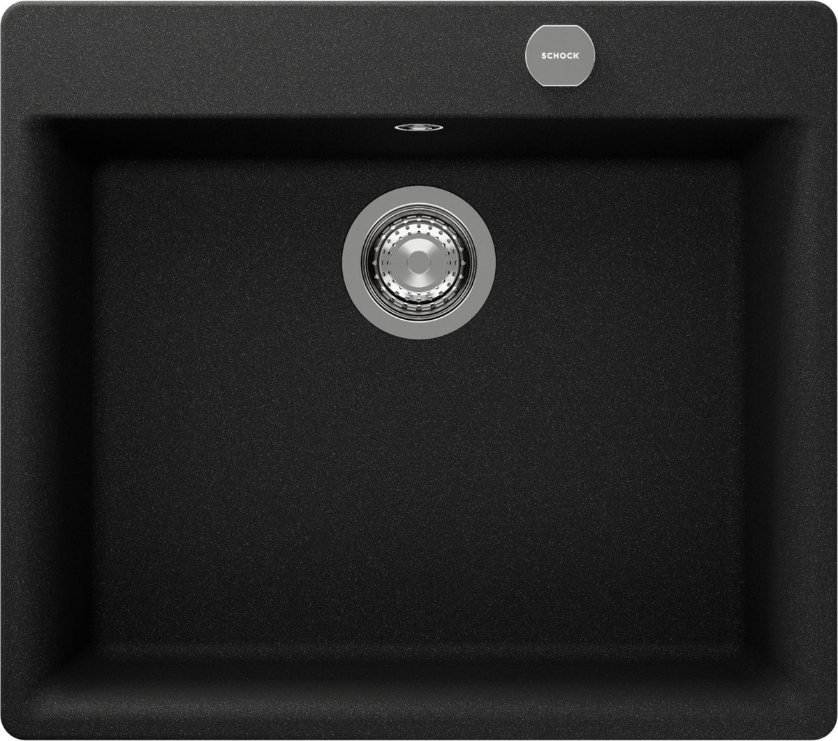 حوض مطبخ شوك Gemo N-100، لون أونيكس