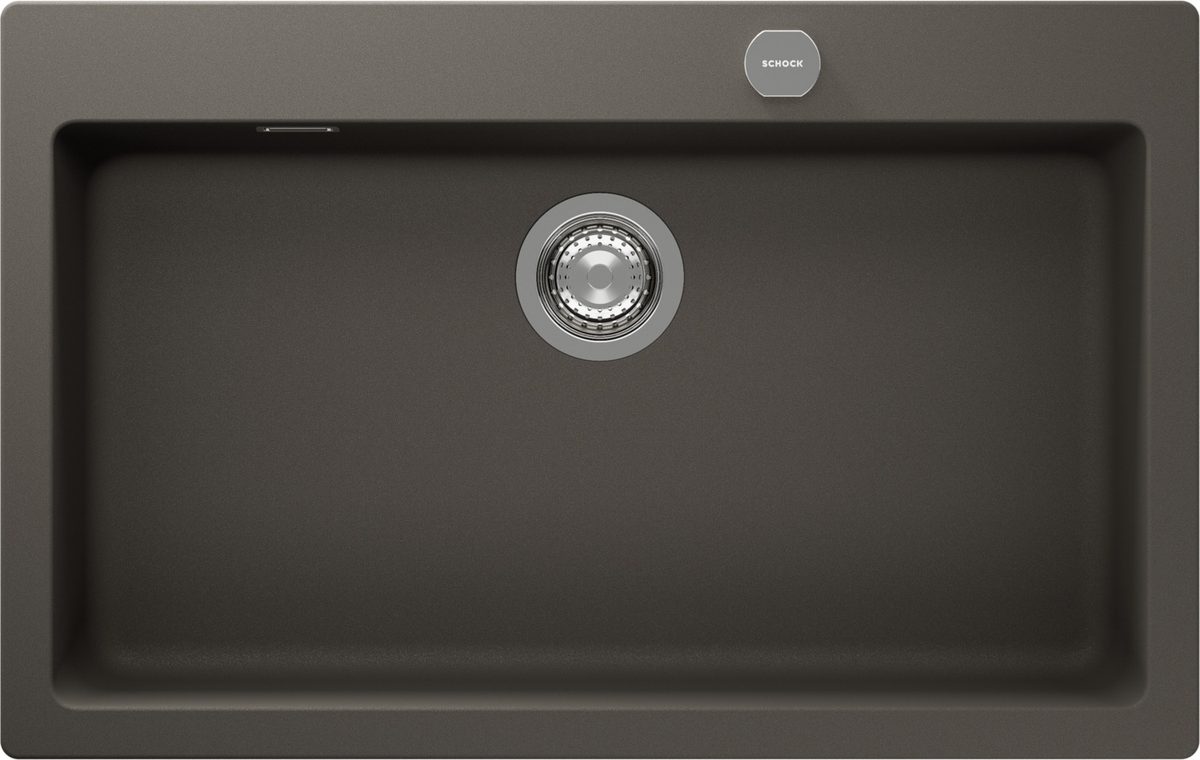حوض مطبخ شوك Primus N-100XL، لون أسفلت