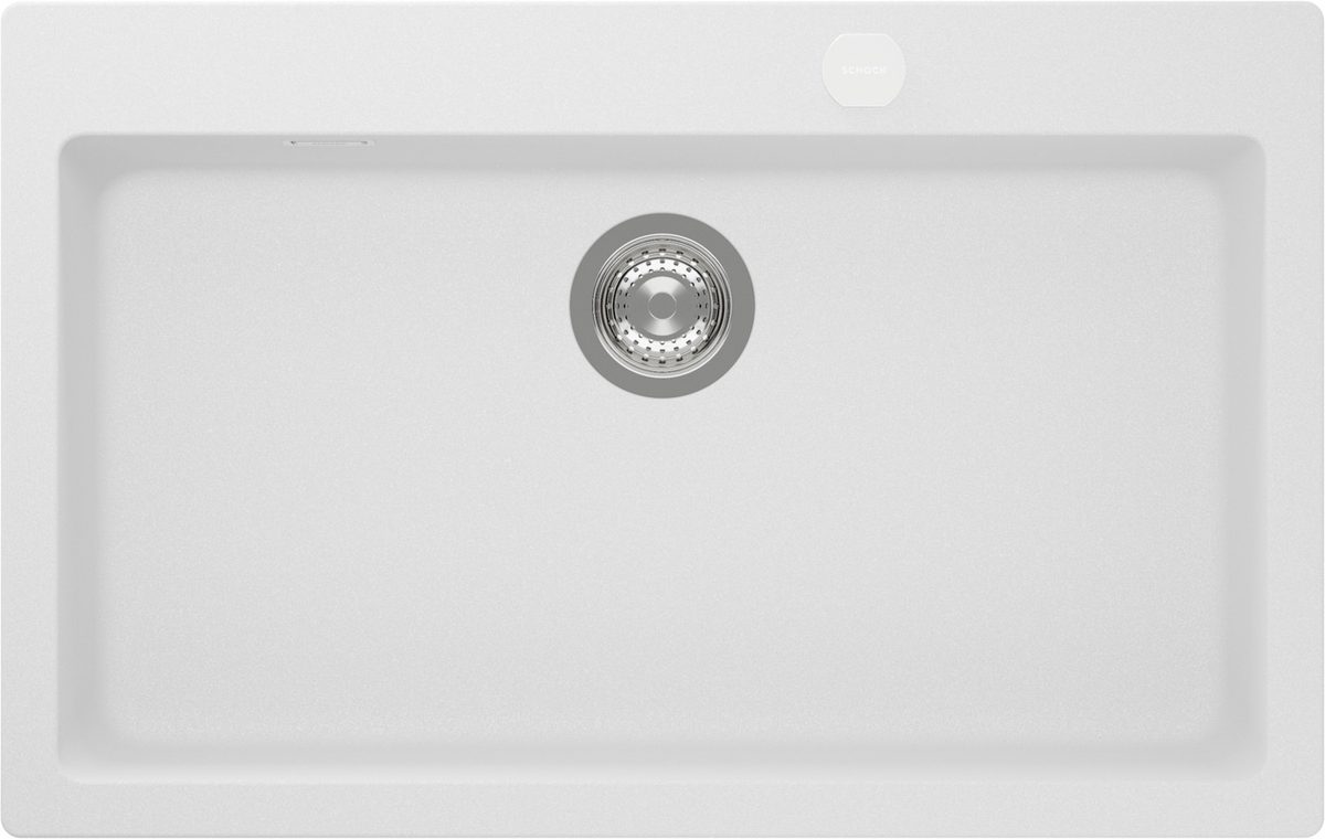 حوض مطبخ شوك Primus N-100XL، لون ألبينا