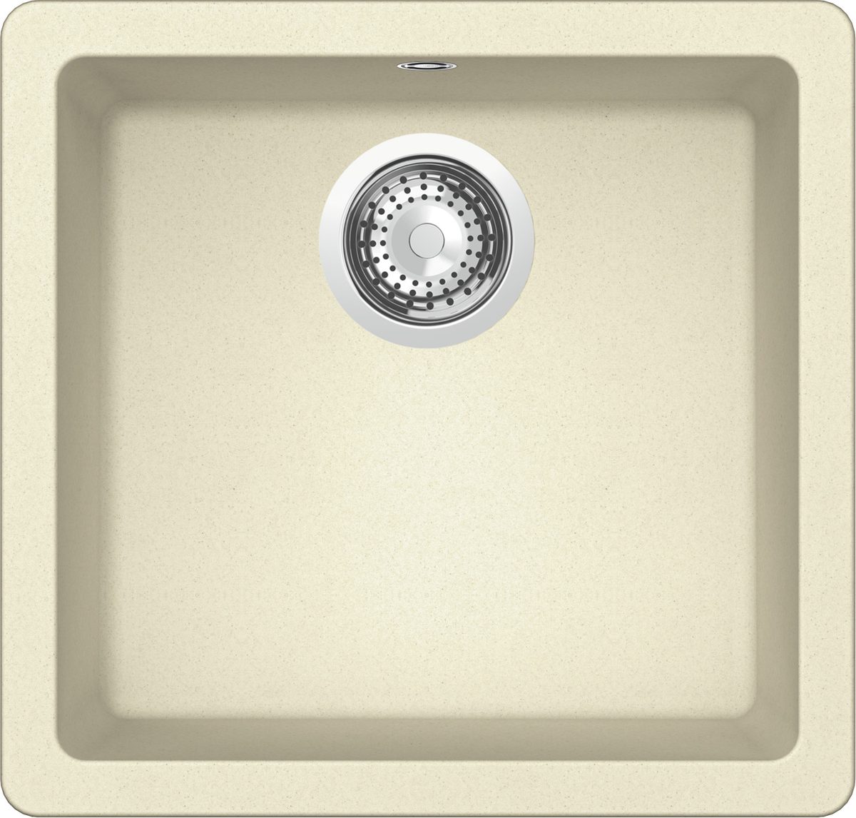 حوض مطبخ شوك Quadro N-100S، لون فانيلا