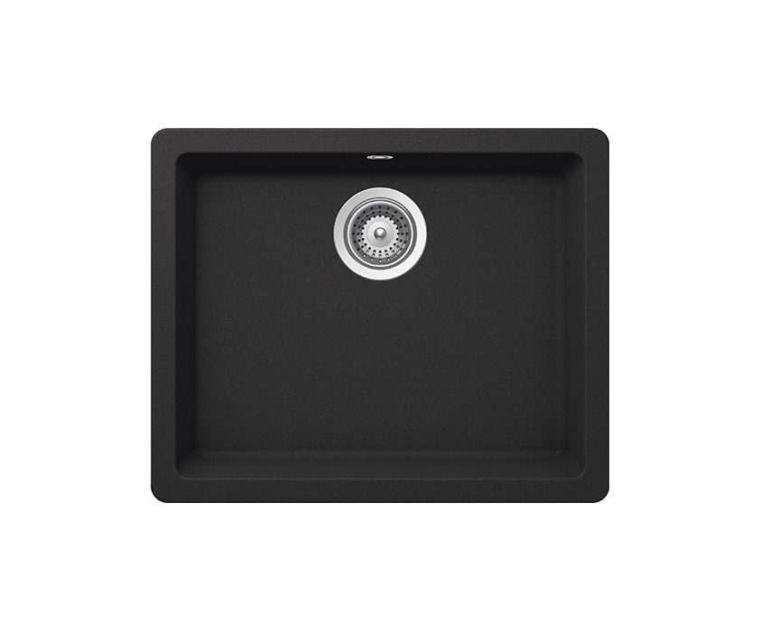 حوض مطبخ شوك Quadro N-100، لون أونيكس