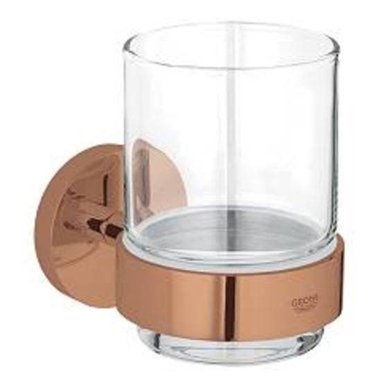 Soap Holder ESSENTIALS Glossy Rose Gold Grohe