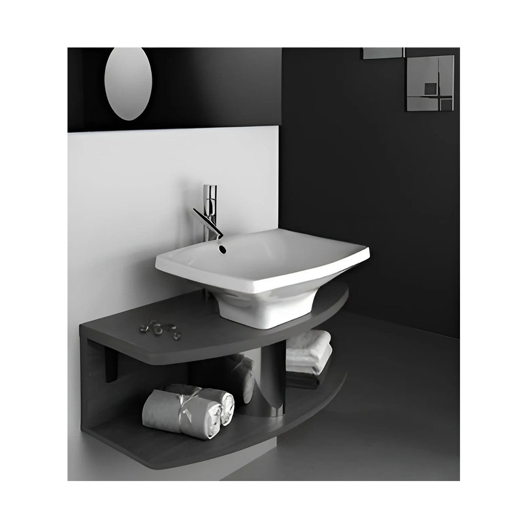 حوض إيديال ستاندرد إندبندنت 60×45 سم أبيض