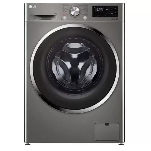 غسالة ملابس فول أتوماتيك إل جي 8 كيلو إنفرتر فضي