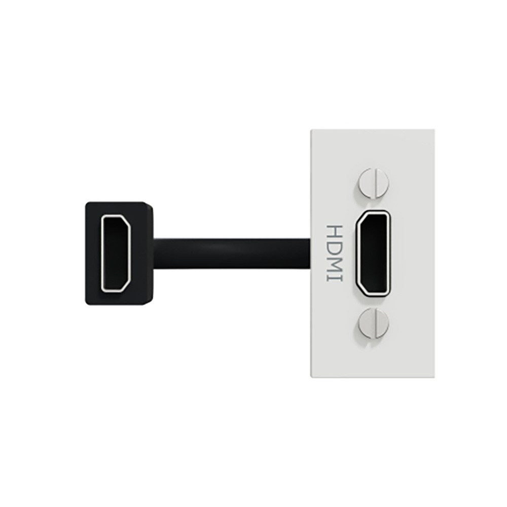 بريزة HDMI شنايدر إليكتريك نيو يونيكا أبيض