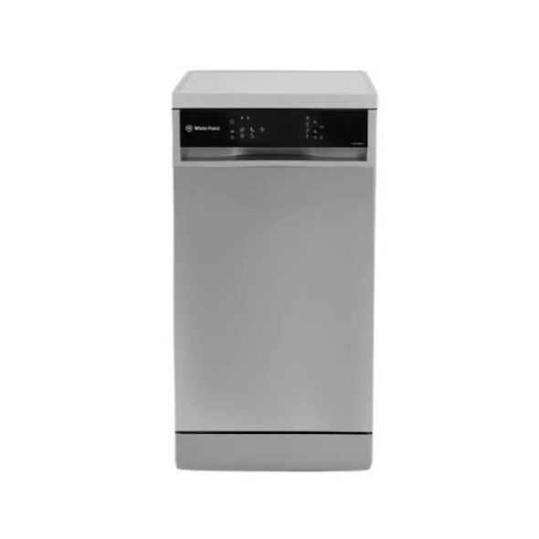 White Point Dishwasher 10 Place Settings 45 cm Silver