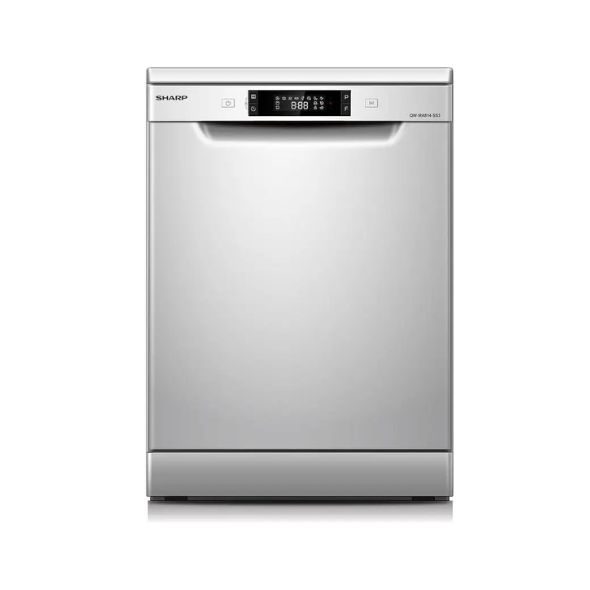 Sharp Dishwasher 14 Place Settings 60 cm Silver