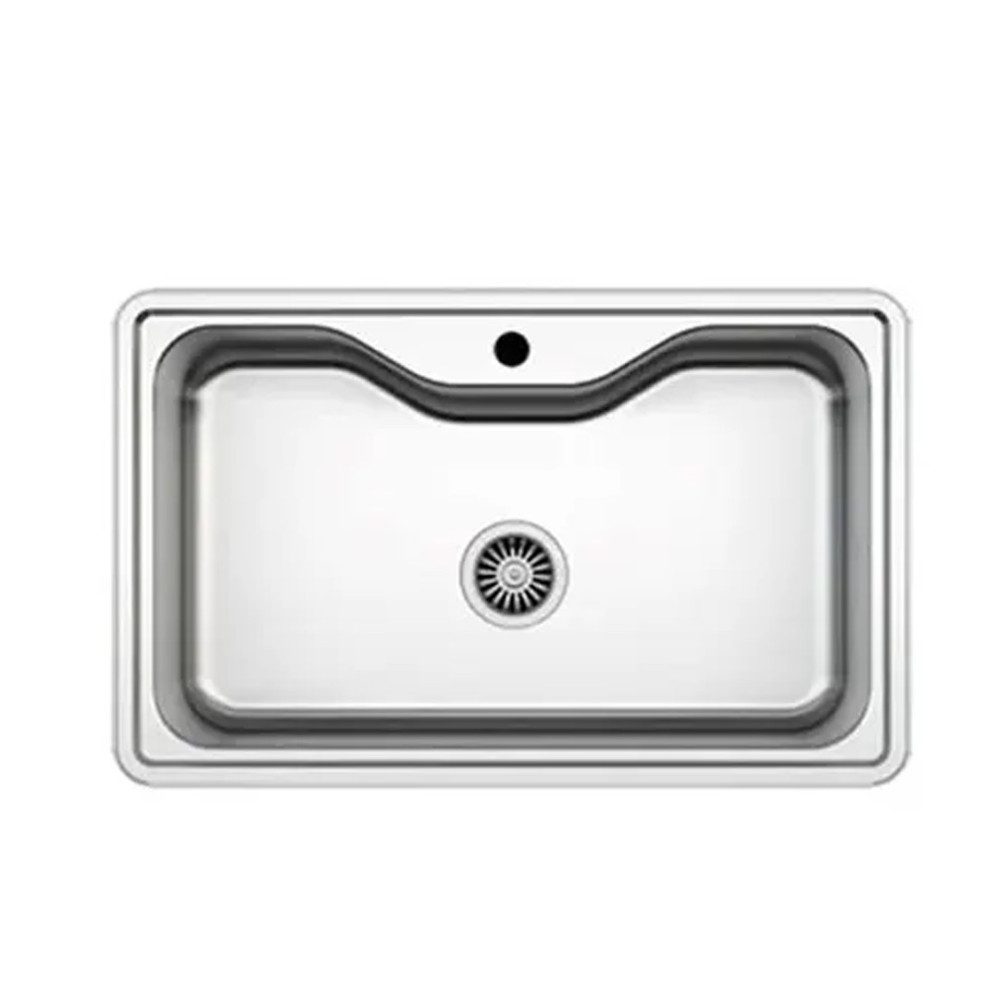 حوض مطبخ أصيل 50×80 سم استانلس
