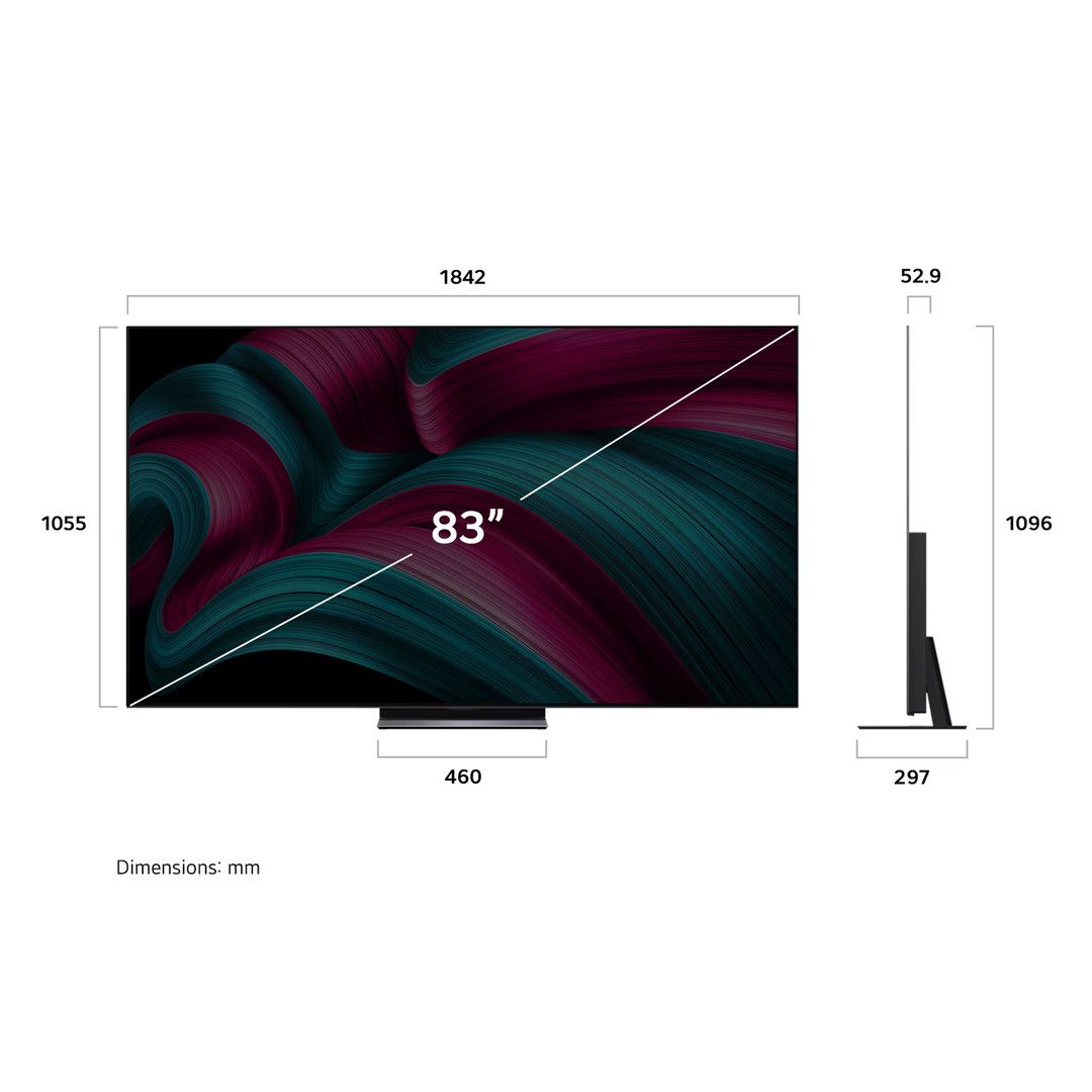 تلفزيون ال جي سمارت 83 بوصة بدقة 4K UHD وتقنية OLED