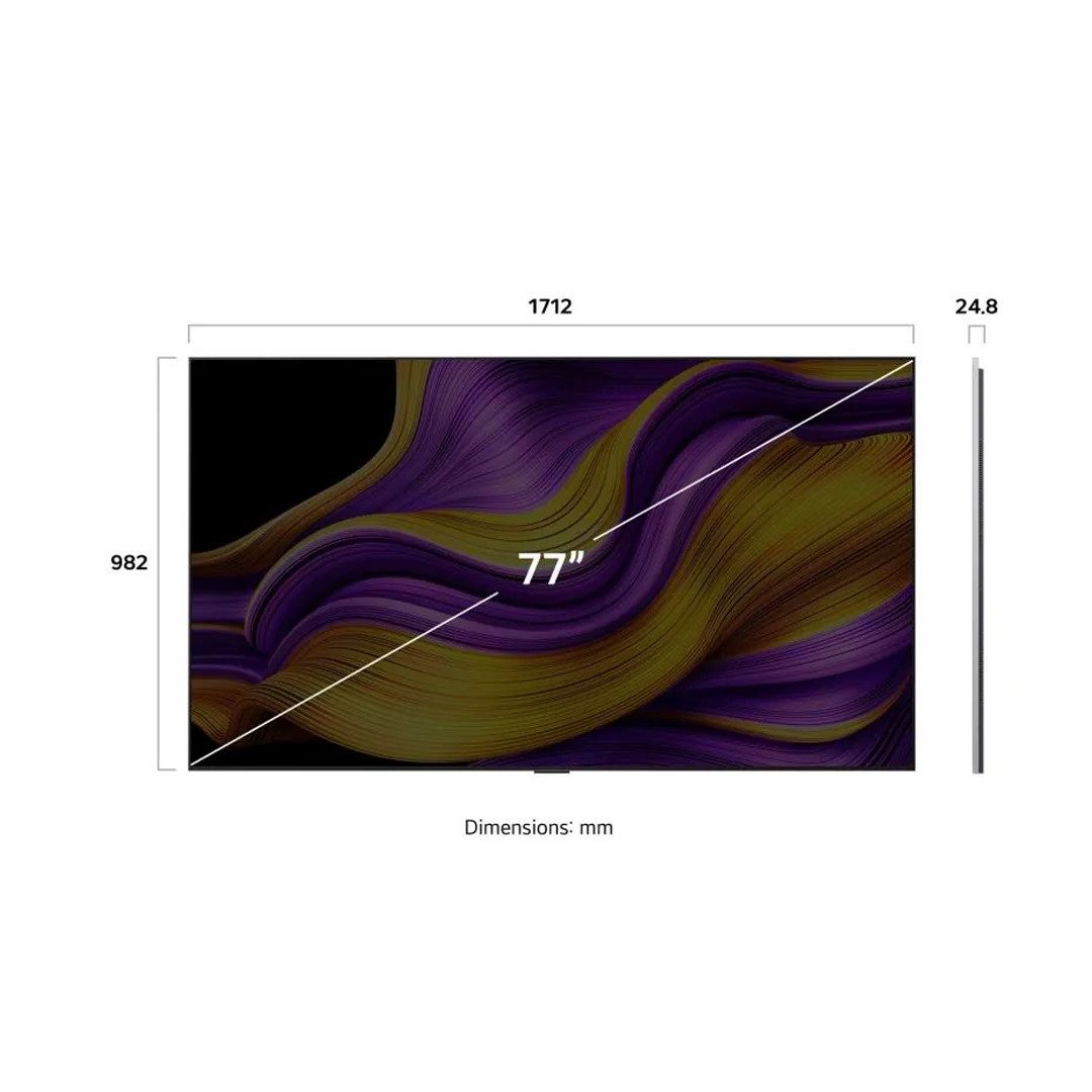 تلفزيون ال جي سمارت 77 بوصة بدقة 4K UHD وتقنية OLED