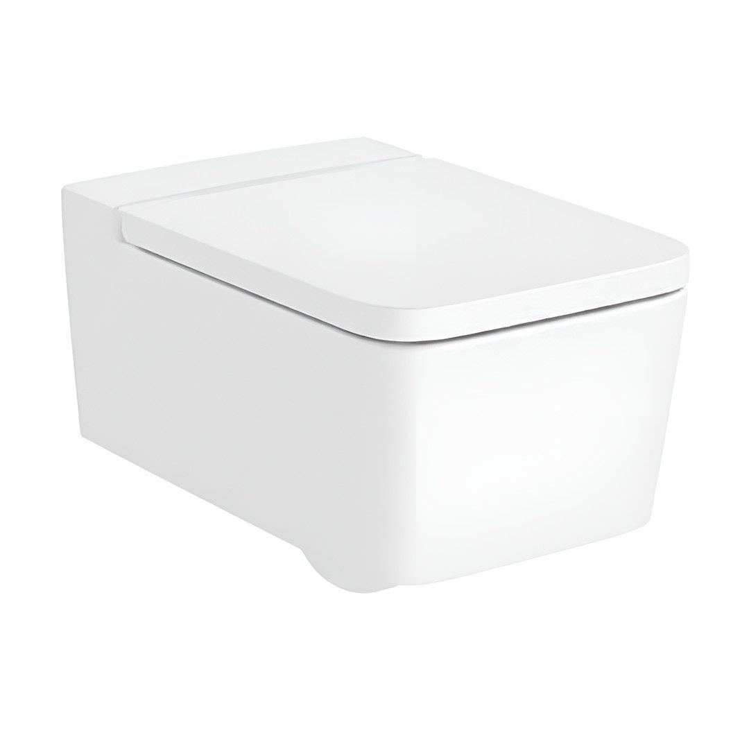 Roca Inspira Wall-Mounted Toilet Seat White